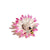 Pastoral Pin Flower Alloy Inlay Rhinestones Women'S Brooches