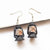 Pastoral Pumpkin Resin Women's Drop Earrings Ear Clips 1 Pair