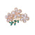 Pastoral Simple Style Eye Alloy Inlay Zircon Women's Brooches