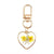 Pastoral Simple Style Heart Shape Flower Alloy Resin Keychain