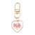 Pastoral Simple Style Heart Shape Flower Alloy Resin Keychain