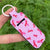 Pastoral Sunflower Lips Leopard Polyester Keychain