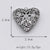 Peach Heart Pendant Couple Souvenir Can Be Opened Photo Box Stainless Steel Love Heart Photo Box Necklace Accessories Wholesale