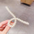 Pearl Grab Clip Large Hair Clip Internet Popular Back Head Grab Clip Disc Hair Ponytail Fixed Hair Claw Small Grab Clip Headwear Batch