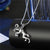 Personalized Men's Necklace Punk Hip Hop Skull Wings Goat Animal Pendant Alloy Necklace