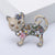 Pin Animal Alloy Enamel Plating Inlay Artificial Diamond Women's Brooches