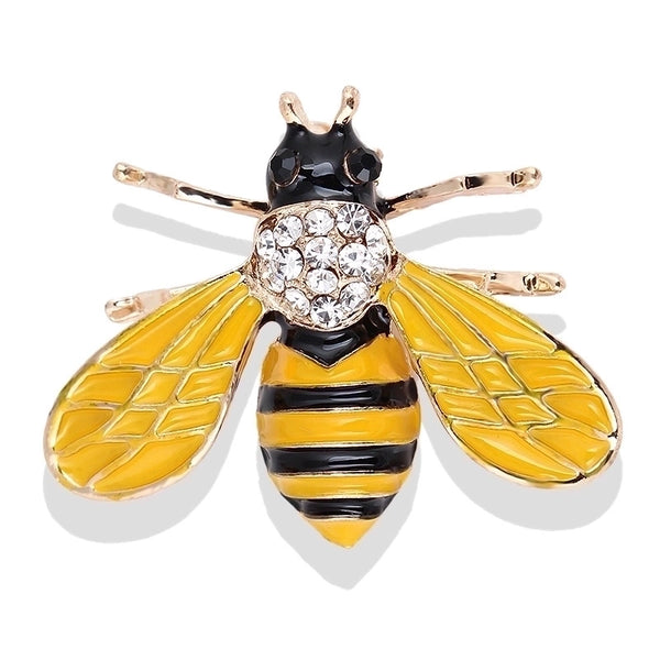 Pin Insect Alloy Plating Zircon Women'S Brooches