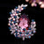 Pin Moon Alloy Inlay Artificial Gemstones Women's Brooches