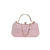 Pink Blue Gold Pu Leather Solid Color Square Evening Bags