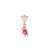 Pink Candy Ear Bone Studs Lollipop Ice Cream Earrings Piercing Ear Studs