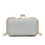 Pink Gold Silver Polyester Solid Color Sequins Square Evening Bags