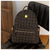 Plaid Casual Daily Shopping Women's Backpack