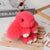 Plush Rabbit Color Block Chain Bag Charms