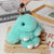 Plush Rabbit Color Block Chain Bag Charms