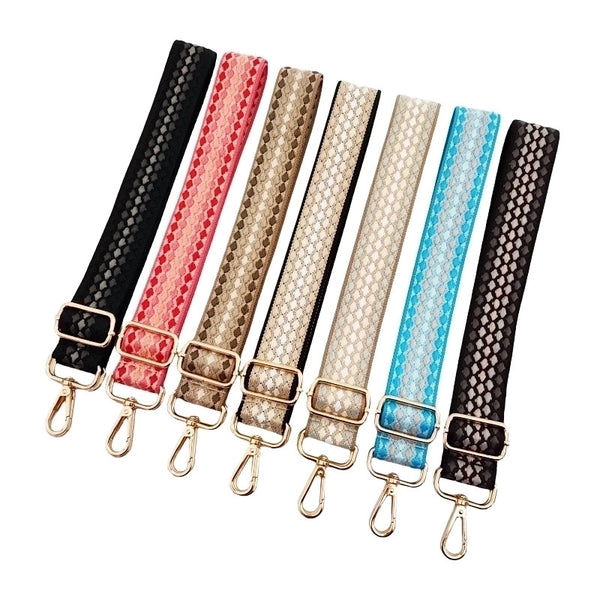 Polyester Cotton Rhombus Bag Strap