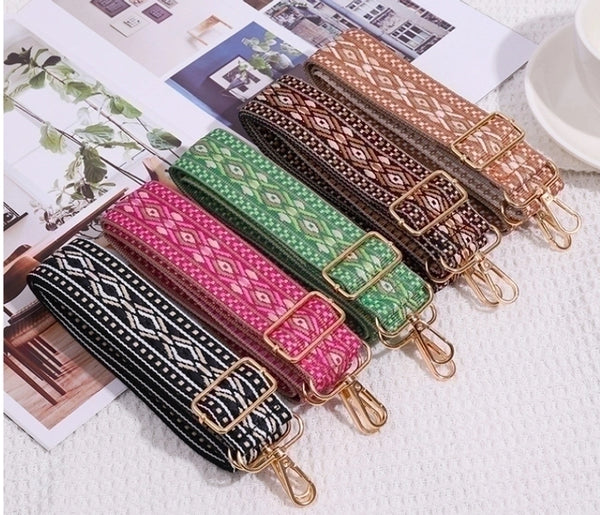 Polyester Ethnic Bag Strap