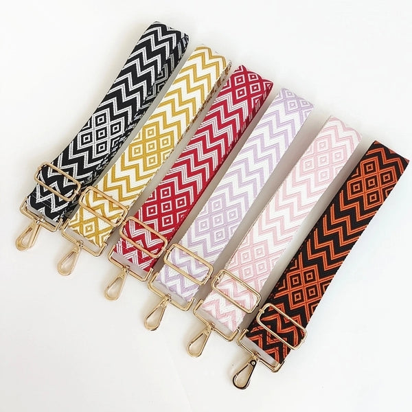 Polyester Plaid Bag Strap