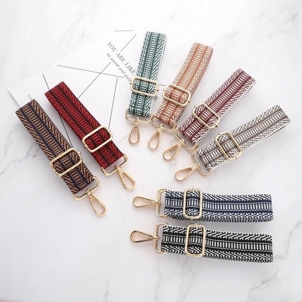 Polyester Stripe Bag Strap