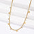 Popular Personality Simple Peach Heart Zircon Collarbone Necklace