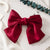 Preppy Style Bow Knot Cloth Hair Clip 1 Piece