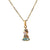 Princess Cute Human Copper Gem Crystal Zircon Pendant Necklace Necklace Pendant In Bulk