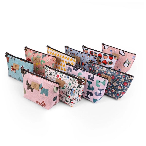 Printing Cartoon Waterproof Cosmetic Storage Cosmetic Bag