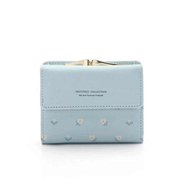 Pu Fashion  Wallet  (blue) Nhni0398-blue