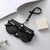 Pu Leather Ins Fashion Glasses Bag Portable Leather Glasses Case Sun Glasses Protective Case For Women Glasses Clip