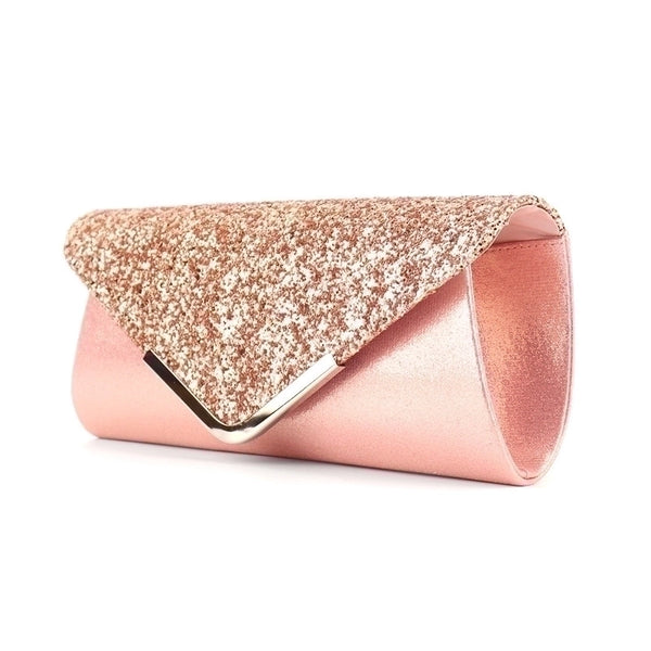 Pu Leather Solid Color Square Evening Bags