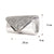 Pu Leather Solid Color Square Evening Bags