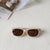 Punk Color Block Pc Square Full Frame Kids Sunglasses