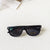 Punk Color Block Pc Square Full Frame Kids Sunglasses