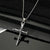 Punk Cross Dice Skull Alloy Plating Alloy Pendant Necklace 1 Piece