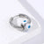 Punk Devil's Eye Stainless Steel Polishing Earrings 1 Piece