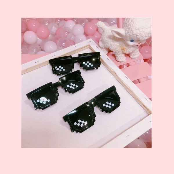 Punk Geometric Pc Square Full Frame Kids Sunglasses