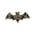 Punk Pin Letter Cat Bat Alloy Plating Unisex Brooches