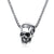 Punk Skull Titanium Steel Plating Halloween Unisex Pendant Necklace