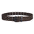 Punk Solid Color Woven Fabric Iron Men's Woven Belts