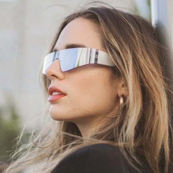 Punk Streetwear Pc Square Frameless Women's Sunglasses