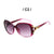 Punk Streetwear Solid Color Ac Oval Frame Full Frame Women's Sunglasses