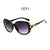 Punk Streetwear Solid Color Ac Oval Frame Full Frame Women's Sunglasses