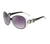 Punk Streetwear Solid Color Ac Oval Frame Full Frame Women's Sunglasses