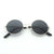 Punk Streetwear Solid Color Ac Round Frame Full Frame Women's Sunglasses