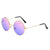 Punk Streetwear Solid Color Ac Round Frame Full Frame Women's Sunglasses