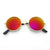 Punk Streetwear Solid Color Ac Round Frame Full Frame Women's Sunglasses