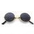 Punk Streetwear Solid Color Ac Round Frame Full Frame Women's Sunglasses