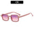 Punk Streetwear Square Ac Square Full Frame Women's Sunglasses