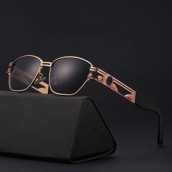 Punk Style Fashion Small Box Men's Sunglasses