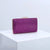 Purple Gold Champagne Pu Leather Solid Color Square Evening Bags