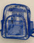 Pvc Solid Color Fashion Transparent Square Functional Backpack